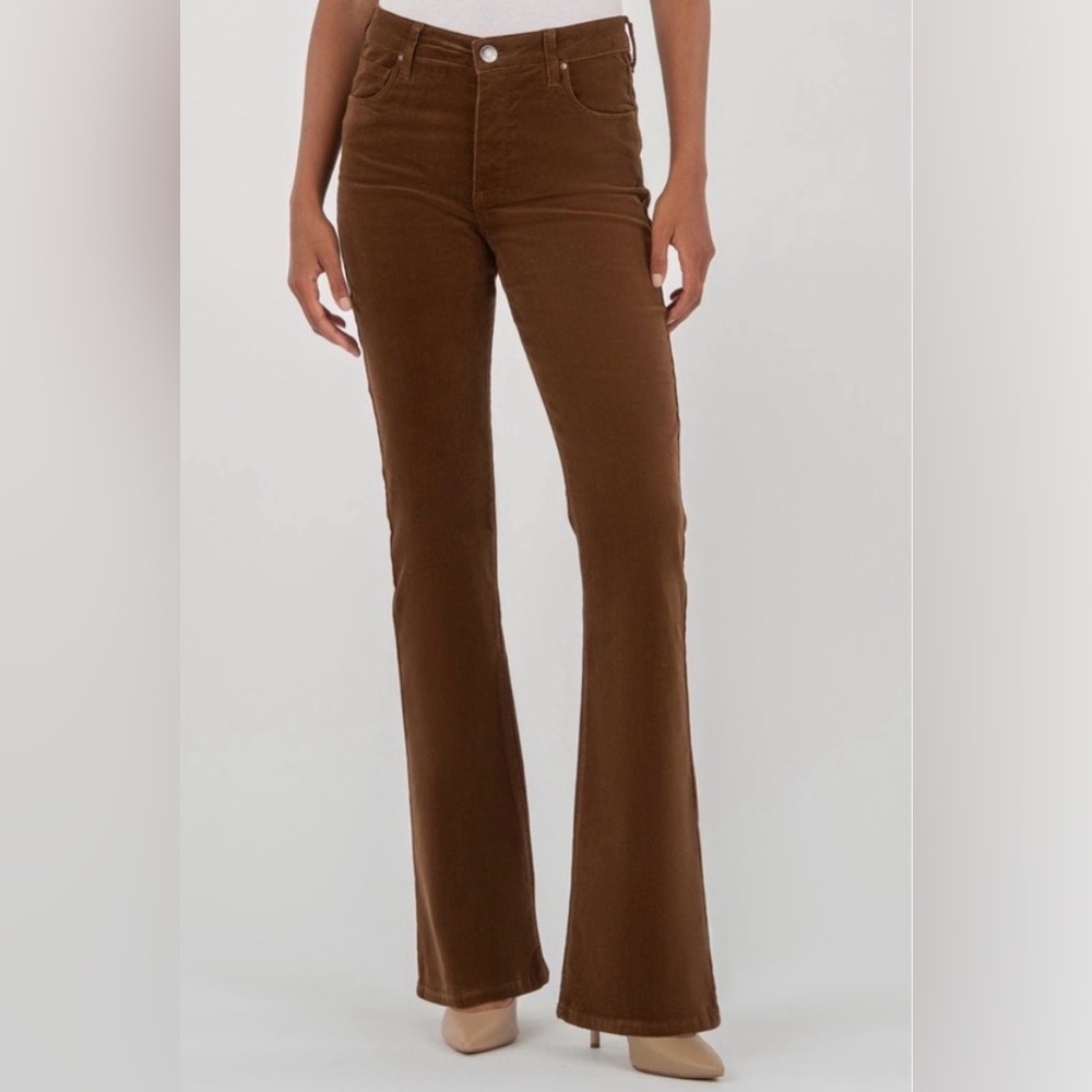 Kut from the Kloth Caramel Corduroy Bootcut Pants